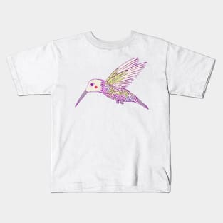 Sunny Hummingbird Garden Kids T-Shirt